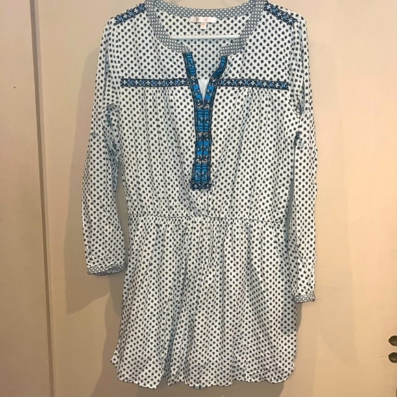 Skies are Blue ladies boho style fully lined mini dress size Medium - Picture 1 of 12